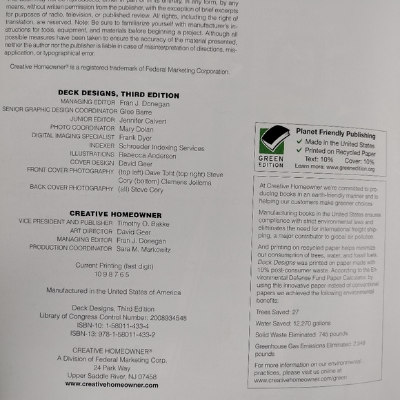 Home Improvement Ser.: Deck Designs, 3rd Edition: Great Design Ideas from... - Picture 4 of 6